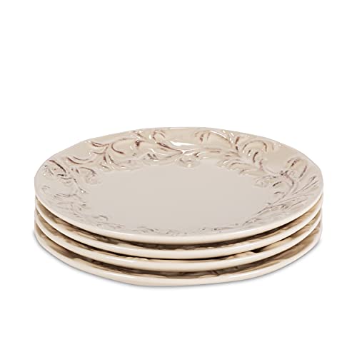 GG Collection Acanthus Appetizer/Dessert Plates (Set of 4)