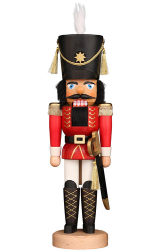 Christian Ulbricht Nutcracker - Red and Gold Soldier - 17.3