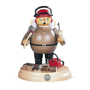 Müller - Mueller - Incense Smoker - Tree Cutter With Power Saw On Support