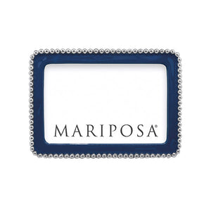 Mariposa Beaded Blue 4x6 Frame