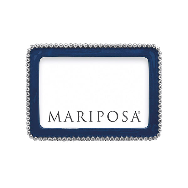 Mariposa Beaded Blue 4x6 Frame