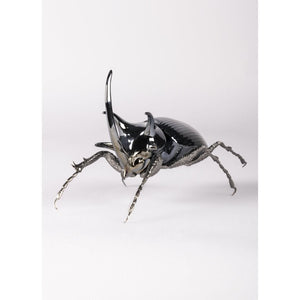 Lladro Rhinoceros Beetle Figurine