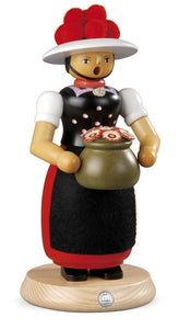 Müller - Mueller - Black Forest Lass - Incense Smoker - Large