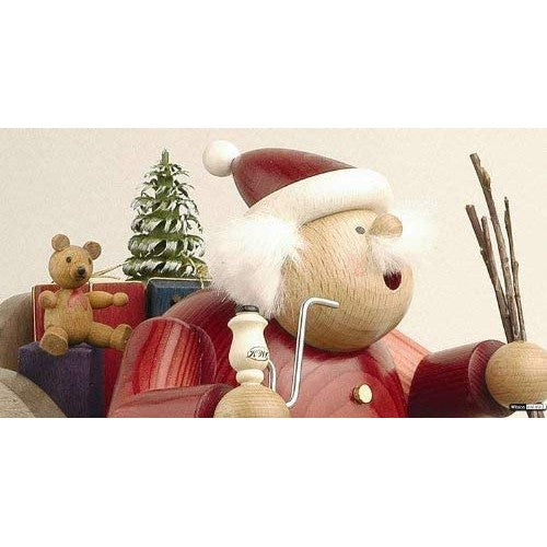 Load image into Gallery viewer, KWO Santa Claus on Sleigh 7.9&quot; Incense Smoker
