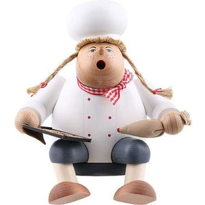 KWO Pastry Cook, sitting 6.7" Incense Smoker