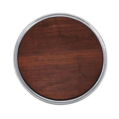 Mariposa Signature Round Cheese Board, Dark Wood