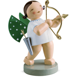 Wendt & Kuhn No 1, Cupid, Angel with Bow, Gold-plated  Figurine