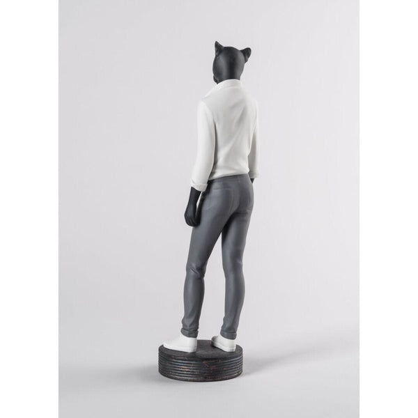 Load image into Gallery viewer, Lladro Panther Woman Figurine
