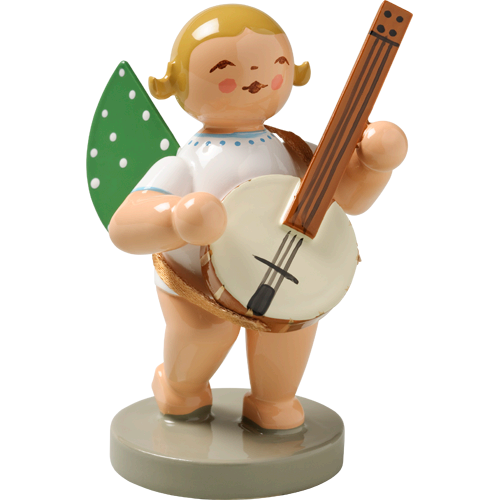 Wendt & Kuhn Angel with Banjo Figurine