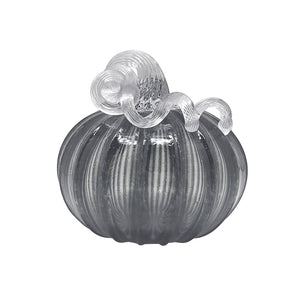 Mariposa Smoke Glass Large Pumpkin