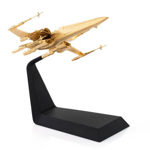 Royal Selangor Limited Edition Gilt X-Wing Starfighter Replica