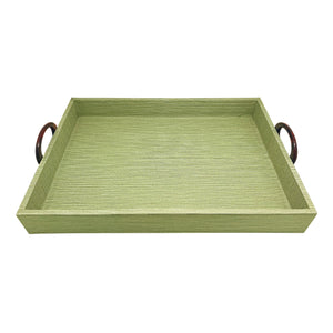 Mariposa Palma Tortoise Handled Large Tray