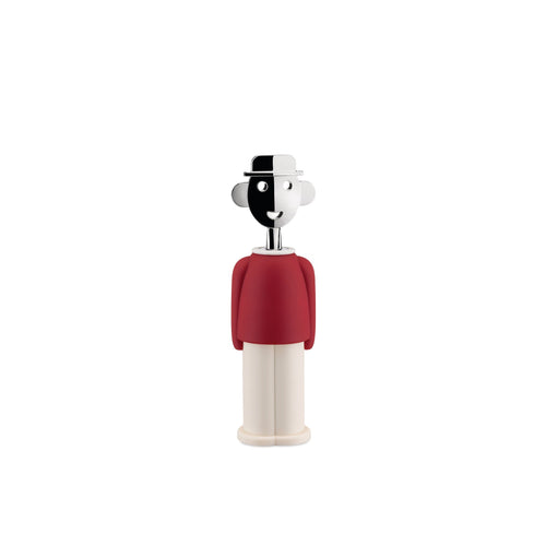 Alessi Alessandro M. Corkscrew Red And White