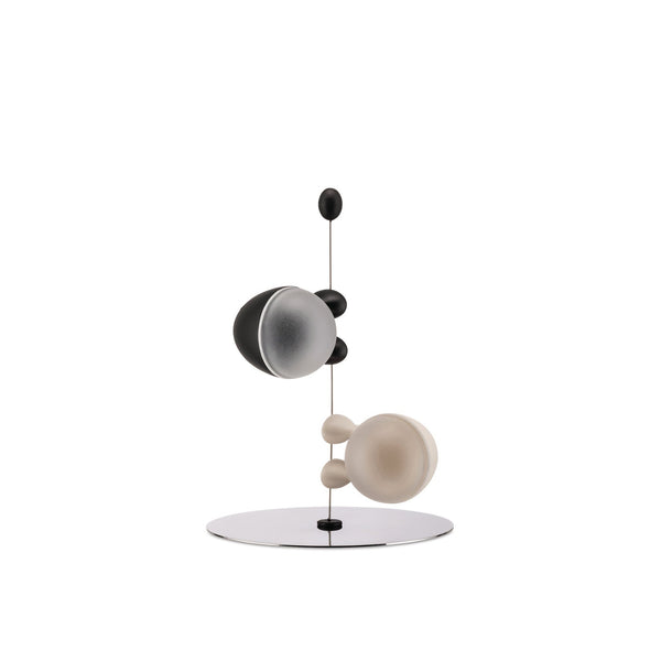 Load image into Gallery viewer, Alessi Lilliput Salt &amp; Pepper, Black &amp; White
