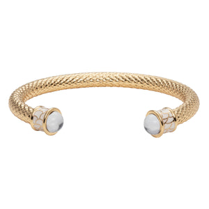 Halcyon Days "Salamander Torque Diamond & Gold" Bangle