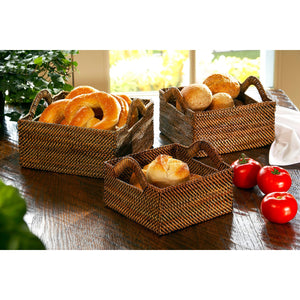 Calaisio Square Basket with Handles - Medium