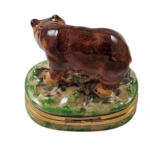 Rochard "Brown Bear" Limoges Box