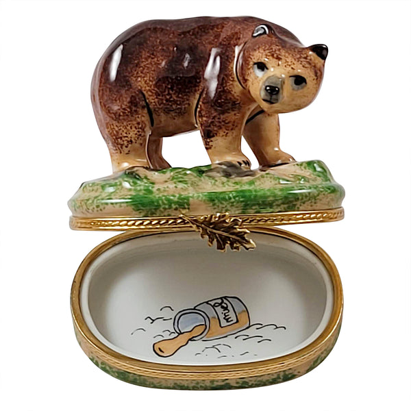 Load image into Gallery viewer, Rochard &quot;Brown Bear&quot; Limoges Box
