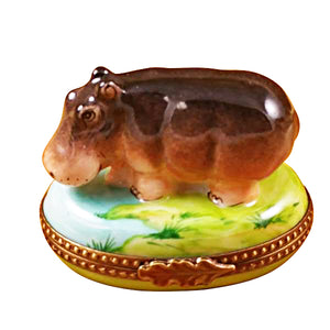 Rochard "Hippopotamus" Limoges Box