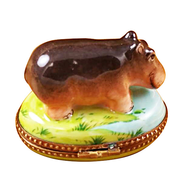 Load image into Gallery viewer, Rochard &quot;Hippopotamus&quot; Limoges Box
