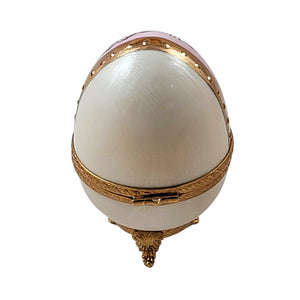 Rochard "Lily Of The Valley Egg" Limoges Box