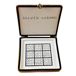 Rochard "Sudoku" Limoges Box