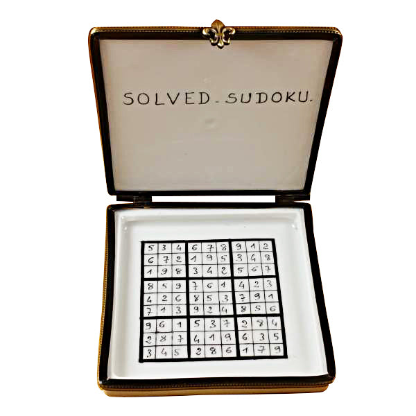 Load image into Gallery viewer, Rochard &quot;Sudoku&quot; Limoges Box
