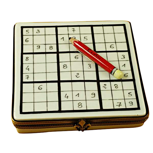 Load image into Gallery viewer, Rochard &quot;Sudoku&quot; Limoges Box
