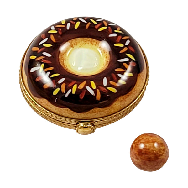 Load image into Gallery viewer, Rochard &quot;Donut Box with Removable Donut Hole&quot; Limoges Box
