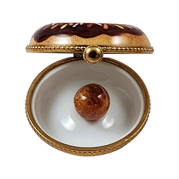 Load image into Gallery viewer, Rochard &quot;Donut Box with Removable Donut Hole&quot; Limoges Box
