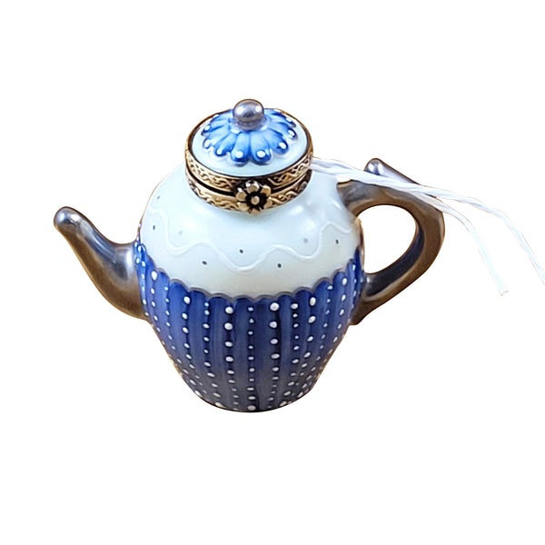 Load image into Gallery viewer, Rochard &quot;Kenya Teapot with Tea Bag&quot; Limoges Box
