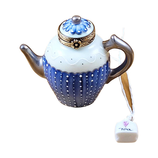 Load image into Gallery viewer, Rochard &quot;Kenya Teapot with Tea Bag&quot; Limoges Box
