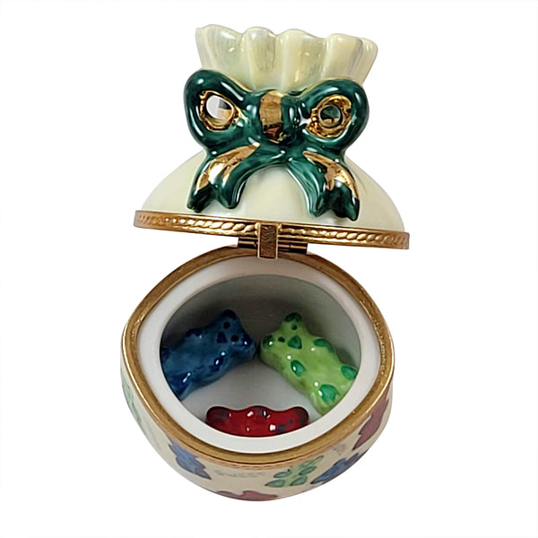 Load image into Gallery viewer, Rochard &quot;Gift Bag Of Gummy Bears&quot; Limoges Box
