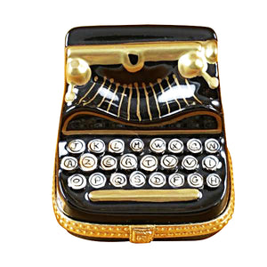 Rochard "Typewriter with Removable Document" Limoges Box