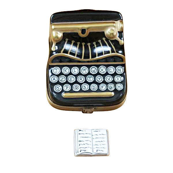 Load image into Gallery viewer, Rochard &quot;Typewriter with Removable Document&quot; Limoges Box
