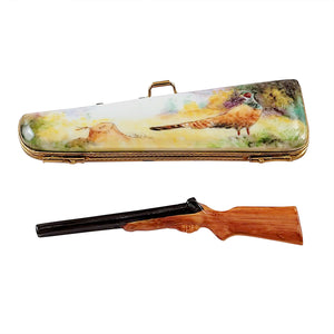 Rochard "Hunting Case with Pheasant" Limoges Box