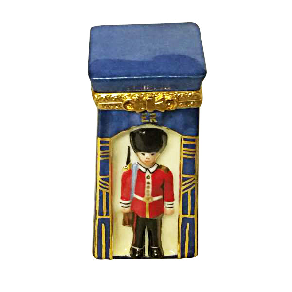 Load image into Gallery viewer, Rochard &quot;British Sentinel&quot; Limoges Box
