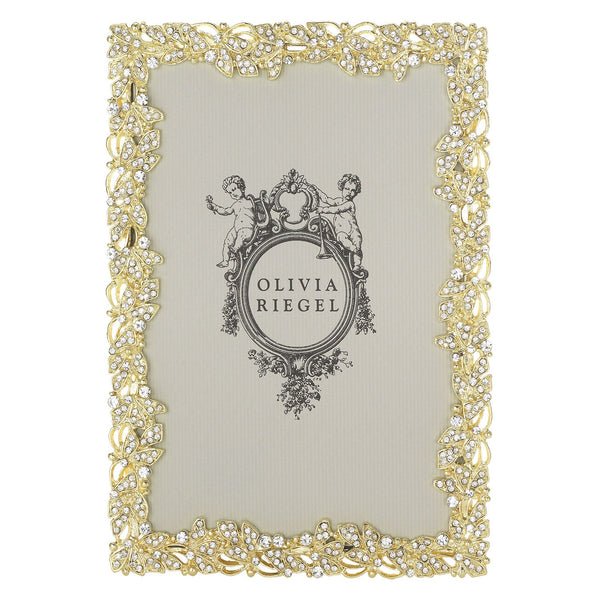 Load image into Gallery viewer, Olivia Riegel Gold Lottie 4&quot; x 6&quot; Frame
