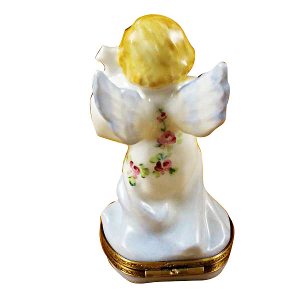 Load image into Gallery viewer, Rochard &quot;Angel with Lyre&quot; Limoges Box
