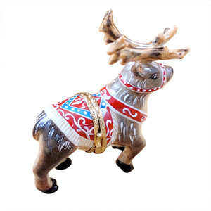 Rochard "Reindeer with Antlers" Limoges Box