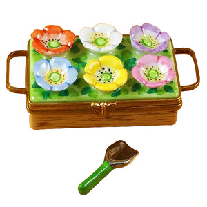 Rochard "Flower Box with Spade" Limoges Box