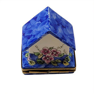 Rochard "Blue Bird House" Limoges Box