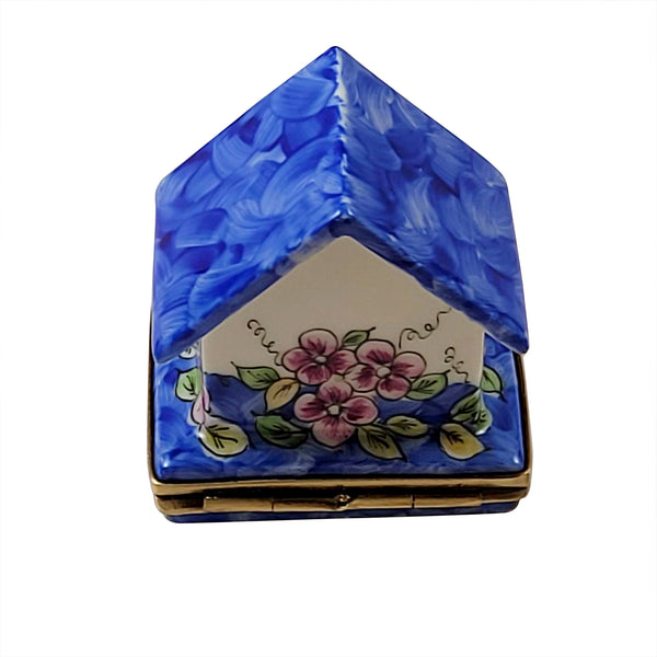 Load image into Gallery viewer, Rochard &quot;Blue Bird House&quot; Limoges Box
