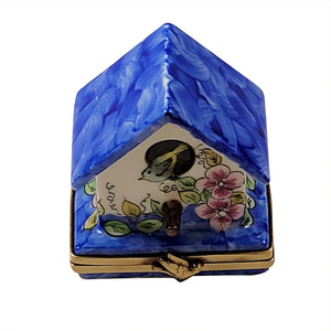 Rochard "Blue Bird House" Limoges Box