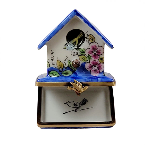 Load image into Gallery viewer, Rochard &quot;Blue Bird House&quot; Limoges Box
