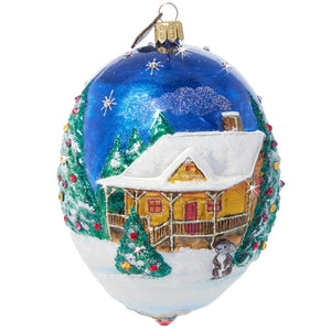 Jay Strongwater 2023 Christmas Egg Ornament