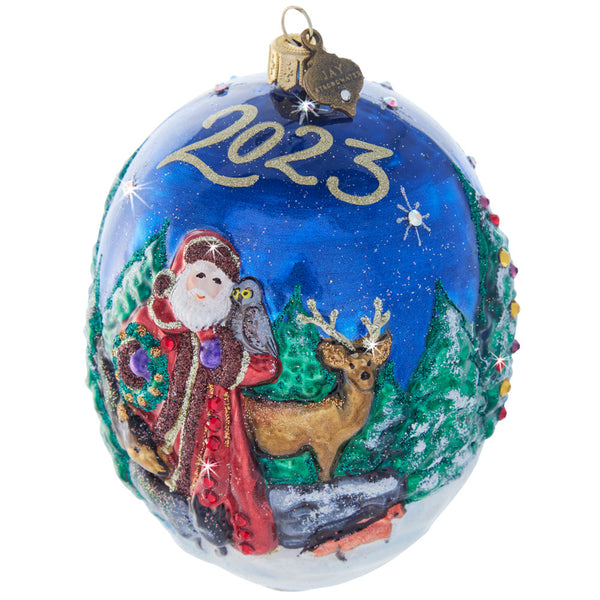 Load image into Gallery viewer, Jay Strongwater 2023 Christmas Egg Ornament
