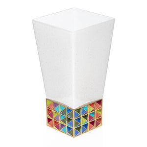 Jay Strongwater Opus - Pyramid Vase