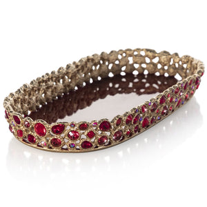 Jay Strongwater Julius Bejeweled Tray - Ruby