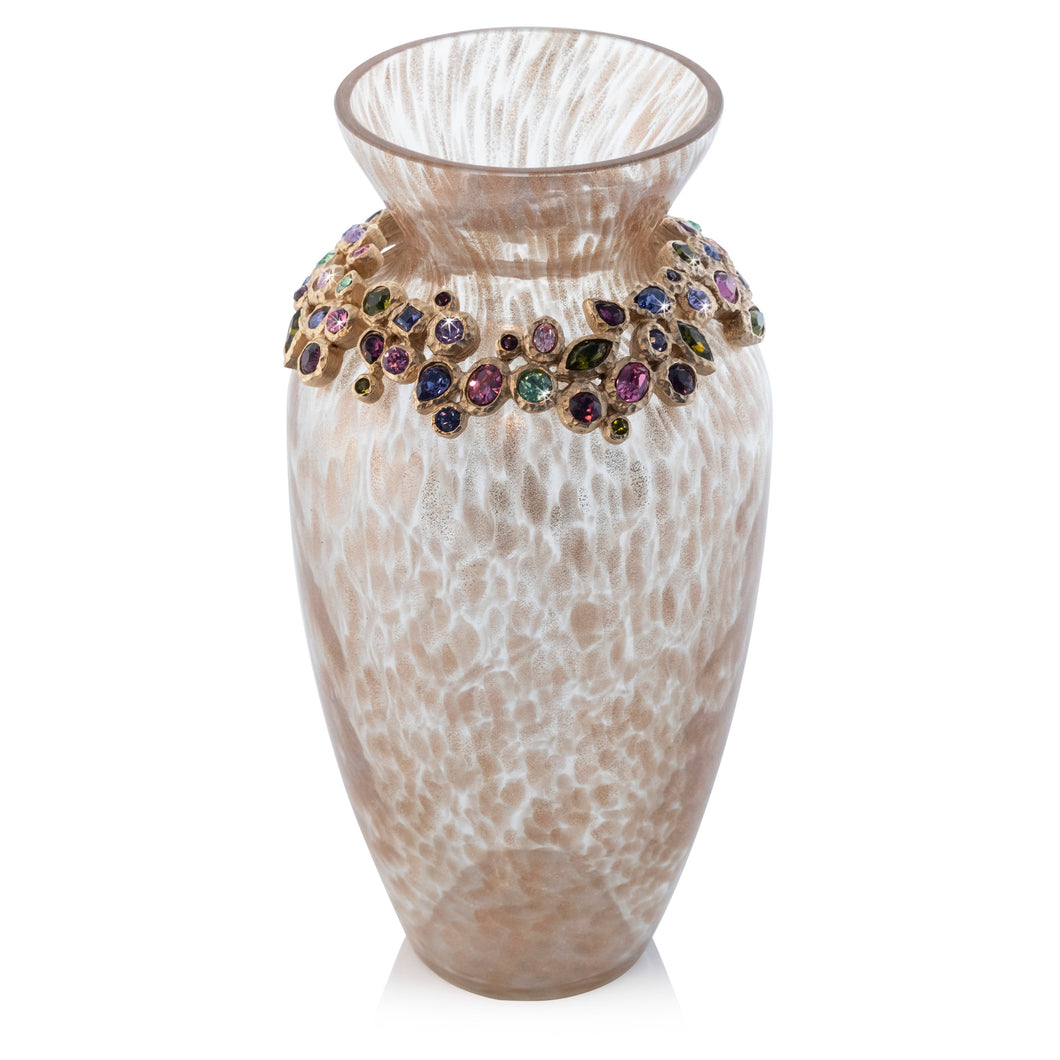 Jay Strongwater Norah Bejeweled Vase - Bouquet